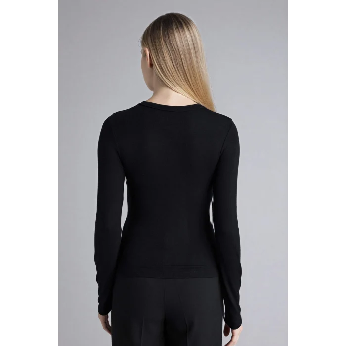 Defacto G8729AXBK81 Siyah Slım Fıt Basıc Tişört