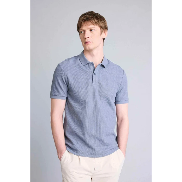 Defacto F9818AXGN1255 Yeşil Kısa Kollu Polo Tişört