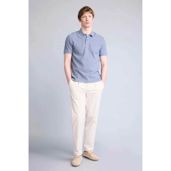 Defacto F9818AXGN1255 Yeşil Kısa Kollu Polo Tişört