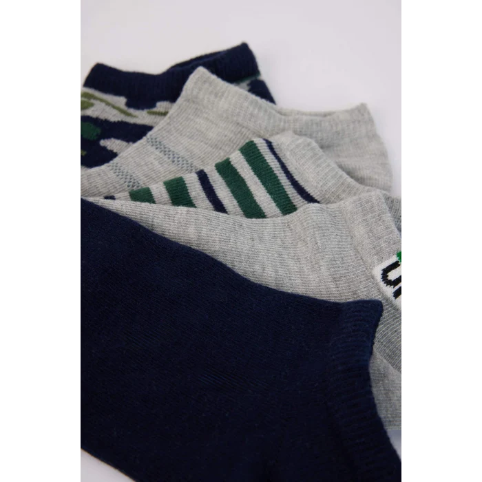 Defacto E5506A8KR1 Çok Renkli Erkek Çocuk 5li Pamuklu Patik Çorap