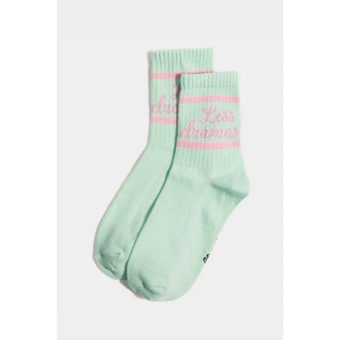 Defacto F4322A8KR1 Çok Renkli Disney Lilo & Stitch 3lü Pamuklu Uzun Çorap Kız Çocuk