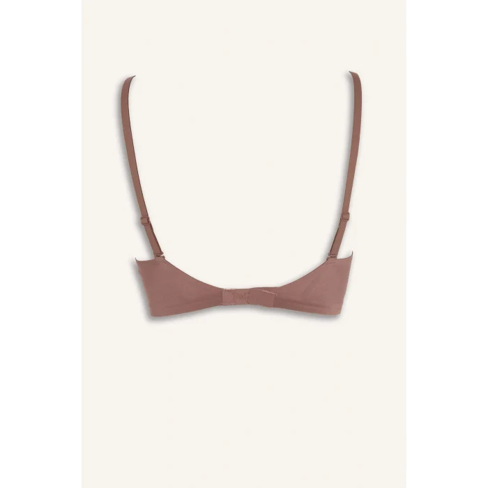 Defacto G1692AXBN307 Kahve Kaplı Pedli Balenli Tişört Bra
