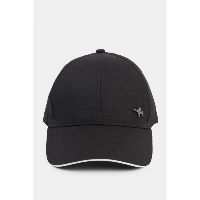 Defacto N5481A6BK27 Siyah Pamuklu Cap Şapka Erkek Çocuk