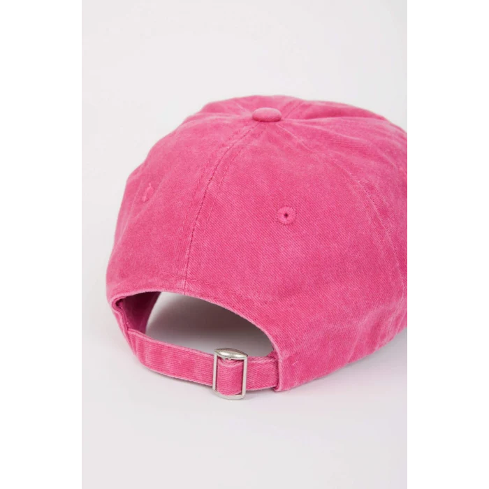 Defacto B7200AXPN1 Pembe Kadın Nakış Jean Cap Şapka