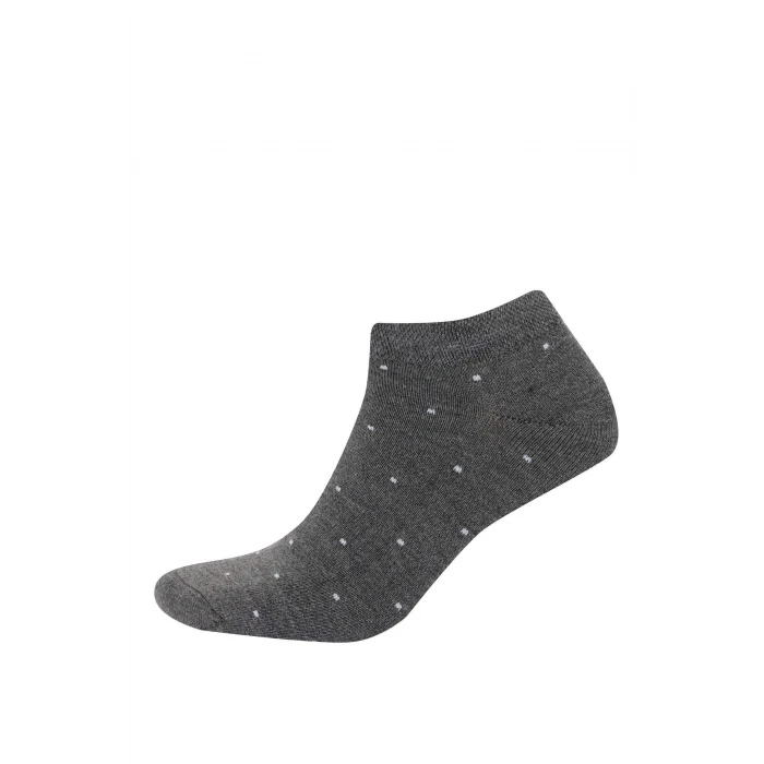 Defacto C6742AXKR1 Çok Renkli Erkek Dikişsiz 3lü Bambu Patik Çorap