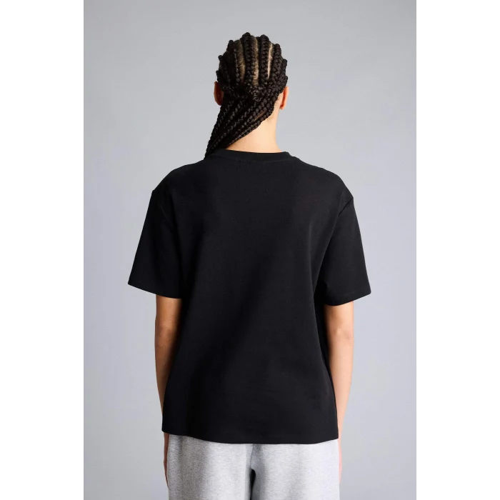 Defacto G0717AXBK81 Siyah NBA Wordmark Relax Fıt Kısa Kollu Tişört