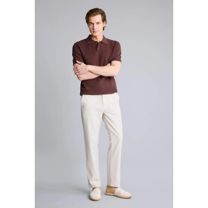 Defacto G5993AXBG74 Bej Regular Fıt Pantolon