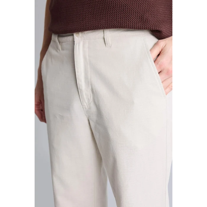 Defacto G5993AXBG74 Bej Regular Fıt Pantolon