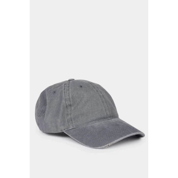 Defacto F9841AXGR2 Gri Kadın Pamuklu Bucket Şapka