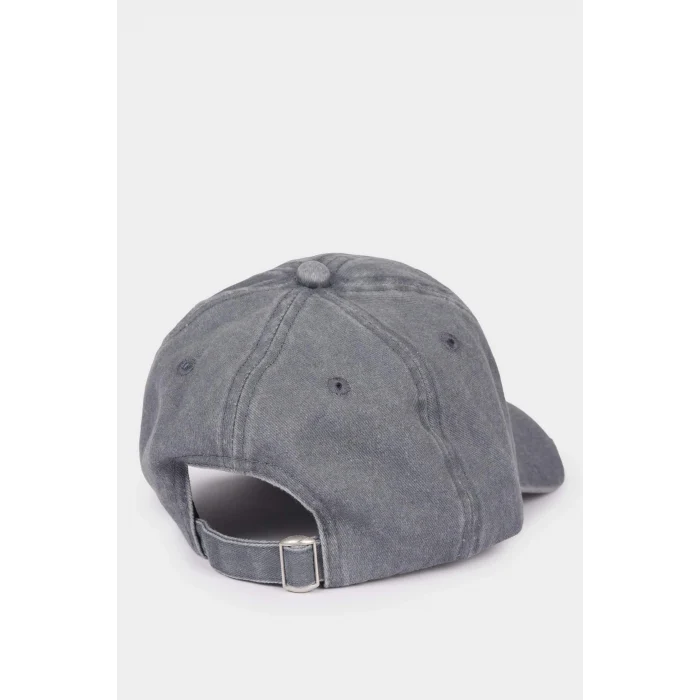 Defacto F9841AXGR2 Gri Kadın Pamuklu Bucket Şapka