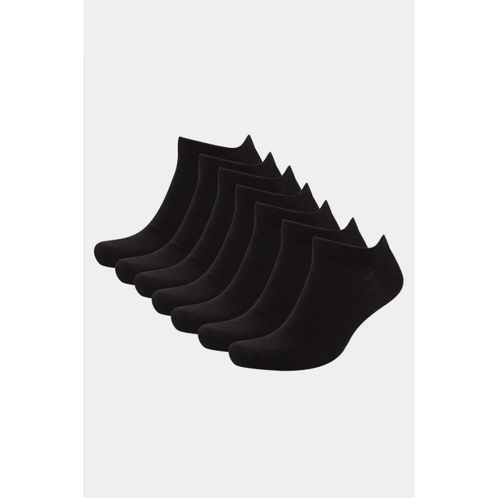 Defacto F2151AXBK26 Siyah Erkek 7li Pamuklu Patik Çorap