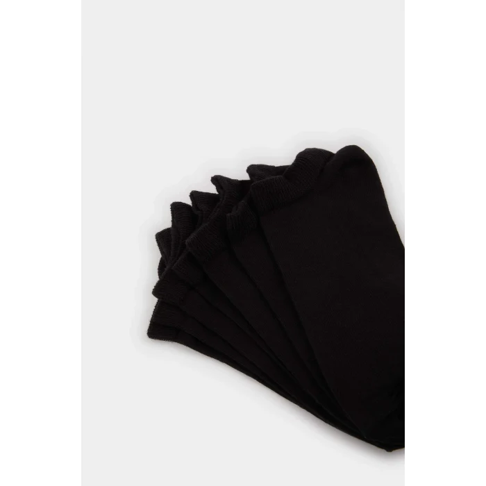 Defacto F2151AXBK26 Siyah Erkek 7li Pamuklu Patik Çorap