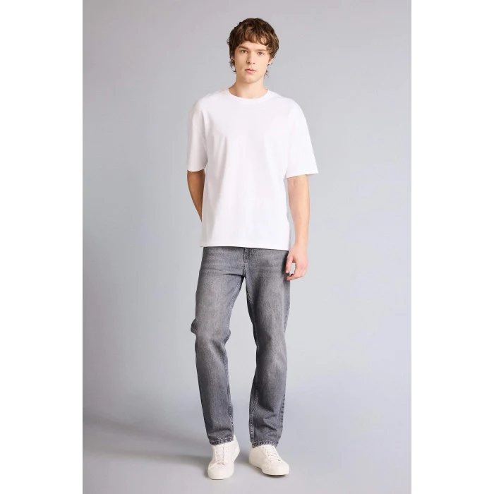 Defacto G8840AXNM55 Gri Tapered Fıt Pantolon