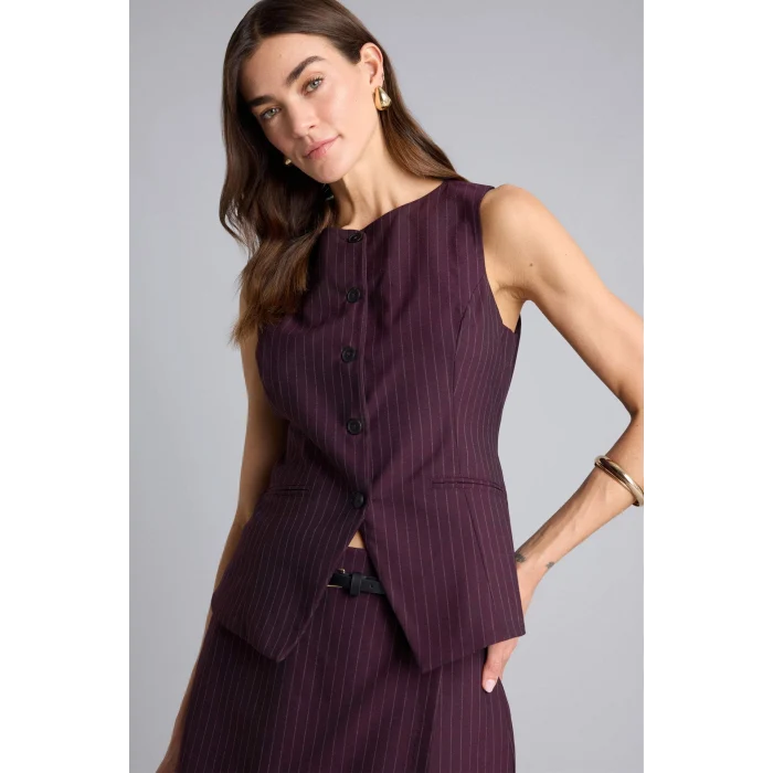 Defacto F8180AXBR455 Bordo Fıtted Bisiklet Yaka Yelek