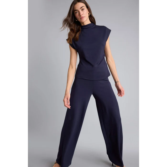 Defacto E5784AXNV135 Lacivert Wıde Leg Pantolon