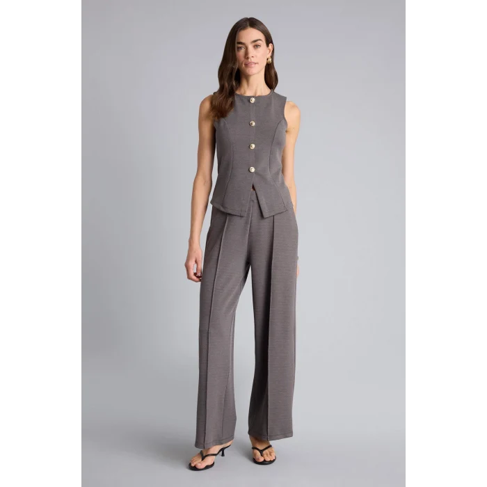 Defacto H5403AXGR311 Gri Wıde Leg Pantolon