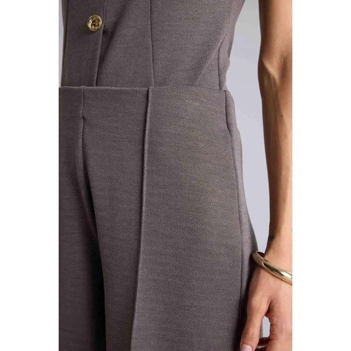 Defacto H5403AXGR311 Gri Wıde Leg Pantolon