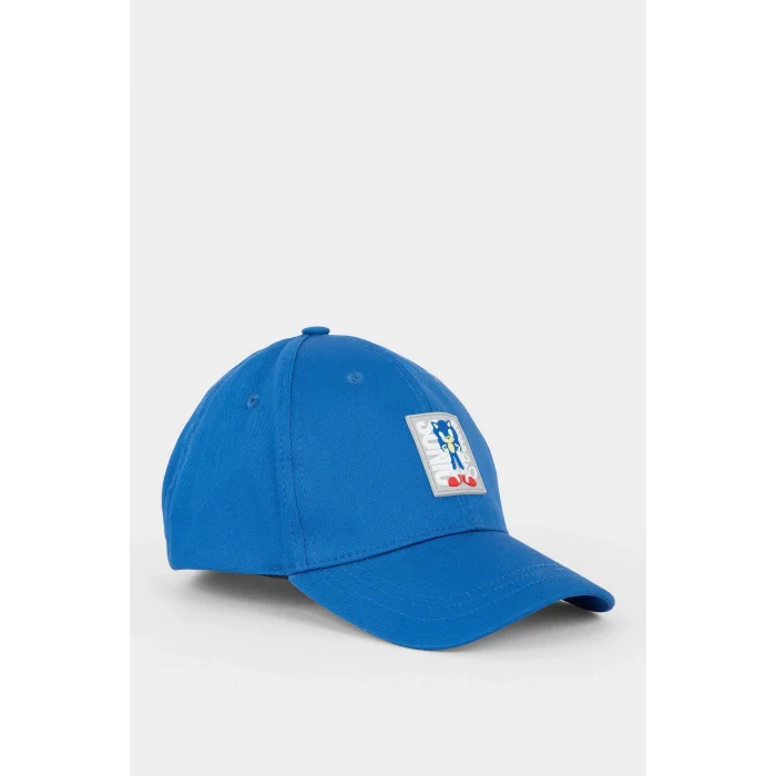 Defacto G0137A8BE2 Mavi Sonıc The Hedgedog: Modern Pamuklu Cap Şapka Erkek Çocuk