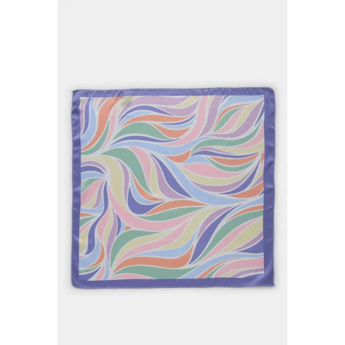 Defacto C2598AXPR46 Mor Kadın Desenli Fular