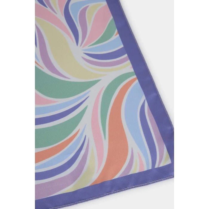 Defacto C2598AXPR46 Mor Kadın Desenli Fular