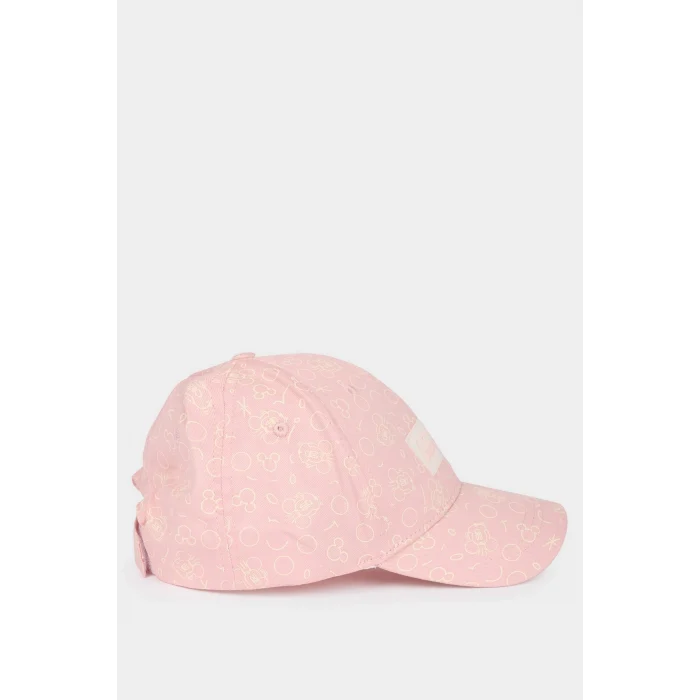 Defacto G0133A8PN1 Pembe Dısney Mıckey & Mınnıe Desenli Jean Cap Şapka Kız Çocuk