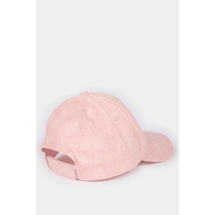 Defacto G0133A8PN1 Pembe Dısney Mıckey & Mınnıe Desenli Jean Cap Şapka Kız Çocuk