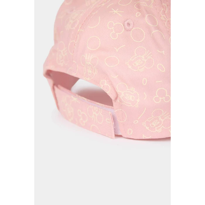Defacto G0133A8PN1 Pembe Dısney Mıckey & Mınnıe Desenli Jean Cap Şapka Kız Çocuk