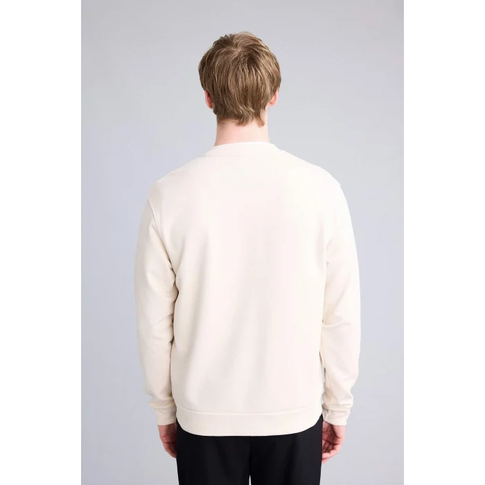 Defacto F8092AXBG74 Bej Çıtçıt Kapamalı Hırka