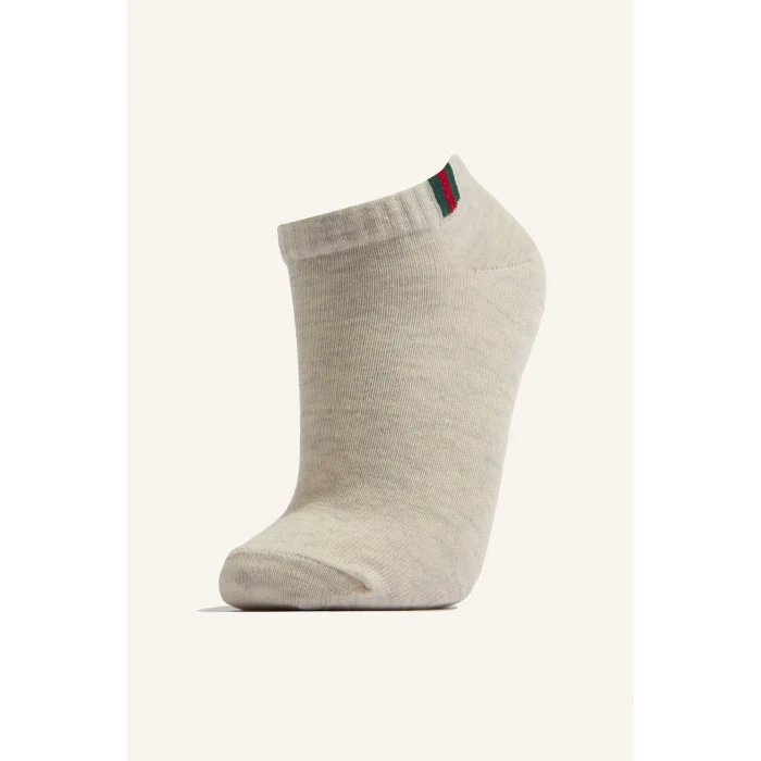 Defacto G2026A8KR1 Çok Renkli 5li Pamuklu Patik Çorap Erkek Çocuk