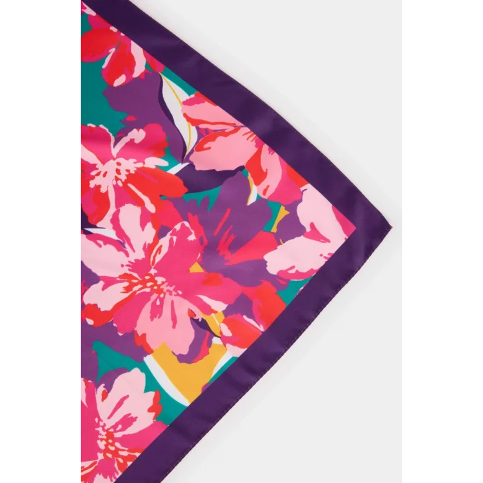 Defacto A0862AXPR156 Mor Kadın Desenli Fular