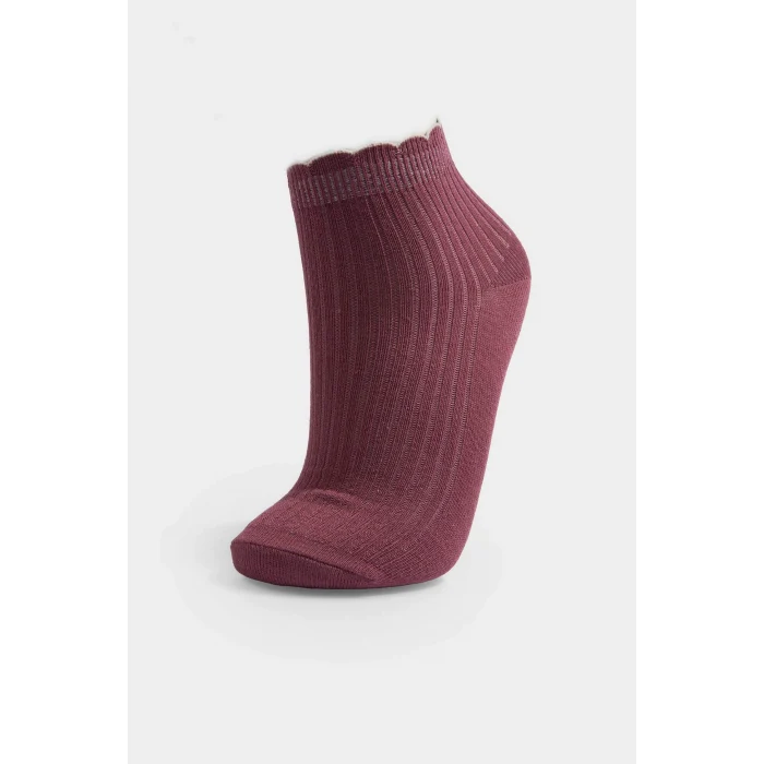 Defacto G3964A8KR1 Çok Renkli 5li Pamuklu Soket Çorap Kız Çocuk