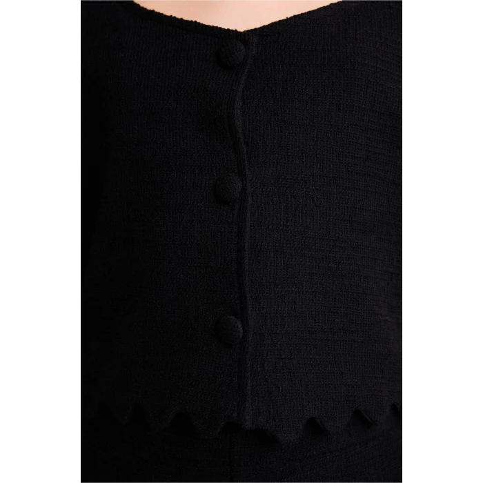 Defacto G7694A8BK81 Siyah 2li Takım Kız Çocuk