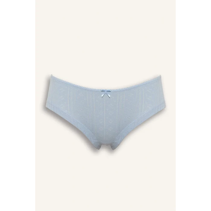 Defacto H0917AXBE550 Mavi 3lü Slip Külot