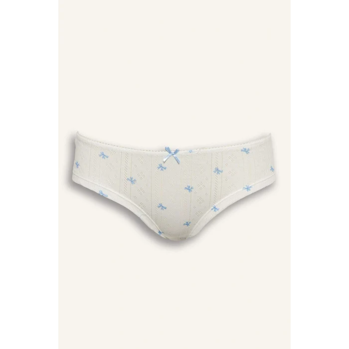 Defacto H0917AXBE550 Mavi 3lü Slip Külot