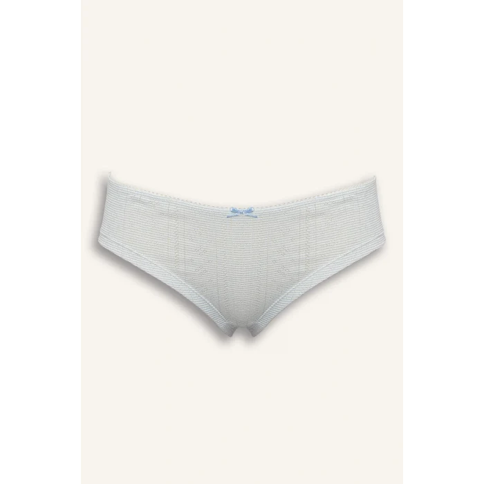 Defacto H0917AXBE550 Mavi 3lü Slip Külot