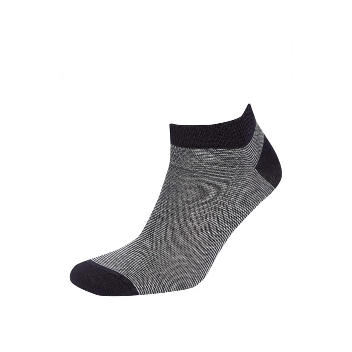 Defacto N1030AZKR1 Çok Renkli Erkek Baskılı 5li Pamuklu Patik Çorap