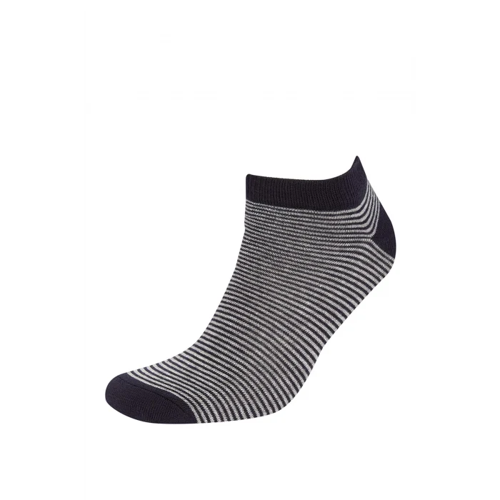 Defacto N1030AZKR1 Çok Renkli Erkek Baskılı 5li Pamuklu Patik Çorap