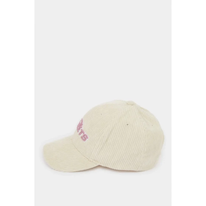 Defacto G0831A8BG303 Bej Baskılı Cap Şapka Kız Çocuk