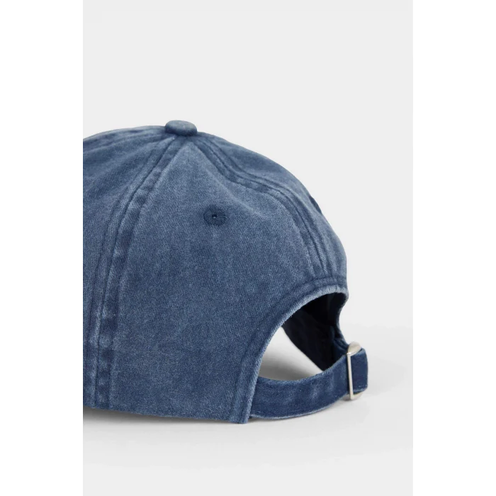 Defacto D5313A8IN8 İndigo Nakışlı Jean Cap Şapka Erkek Çocuk
