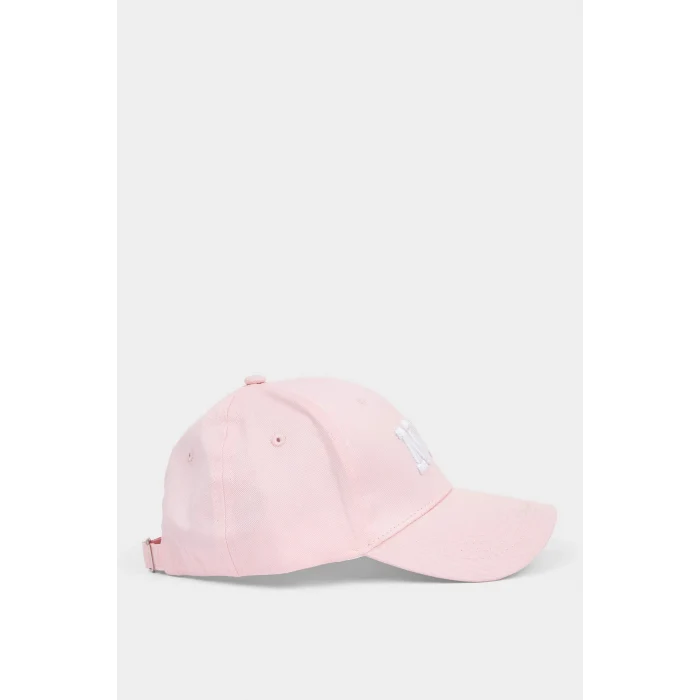Defacto N6328AZPN1 Pembe Kadın Nakış Pamuklu Cap Şapka