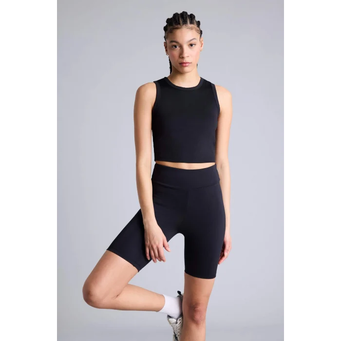 Defacto Z6741AZBK81 Siyah Bıker Beli Saran Sporcu Biker