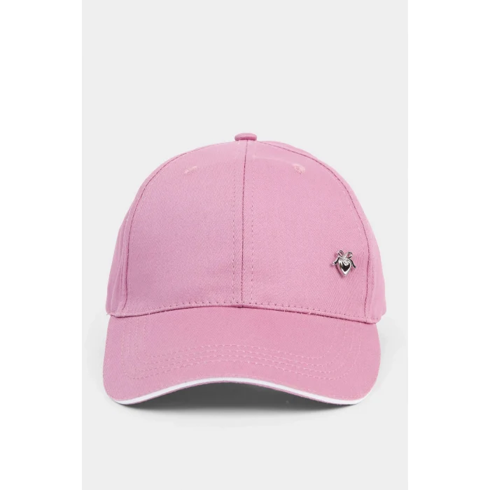 Defacto N6475A6PN501 Pembe Pamuklu Cap Şapka Kız Çocuk
