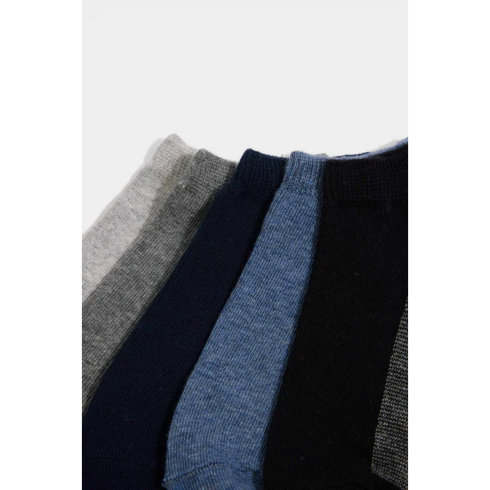 Defacto G2011A8KR1 Çok Renkli 5li Pamuklu Patik Çorap Erkek Çocuk