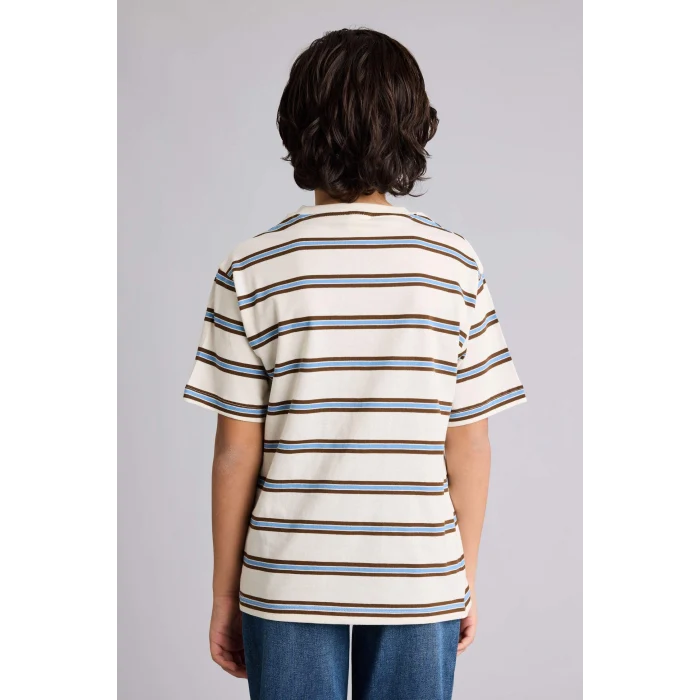 Defacto G4404A8ER77 Ekru Tişört Erkek Çocuk