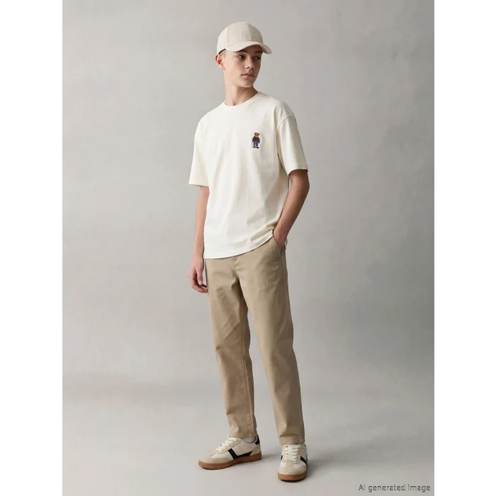 LCW Kids Bej Erkek Çocuk Gabardin Pantolon