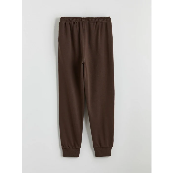 LCW Kids Kahverengi Beli Lastikli Erkek Çocuk Jogger Eşofman Altı