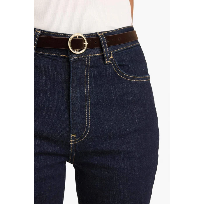 Defacto G6399AXNM82 Mavi Mıa Flare Fit Jean Pantolon