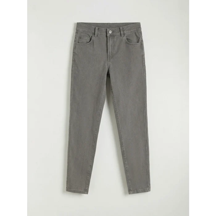 LCW Kids Gri Süper Skinny Fit Erkek Çocuk Jean Pantolon