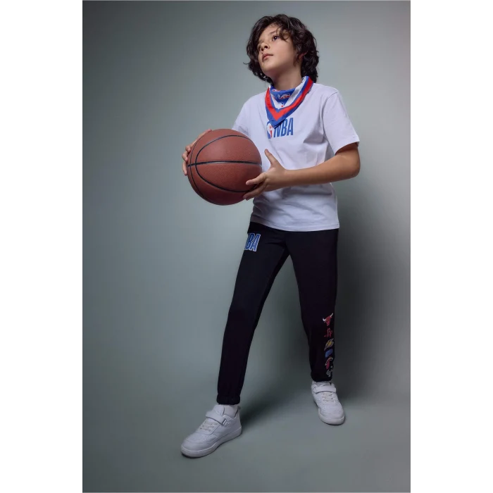 Defacto G7620A8BE570 Mavi NBA Memphıs Grızzlıes Tişört Erkek Çocuk