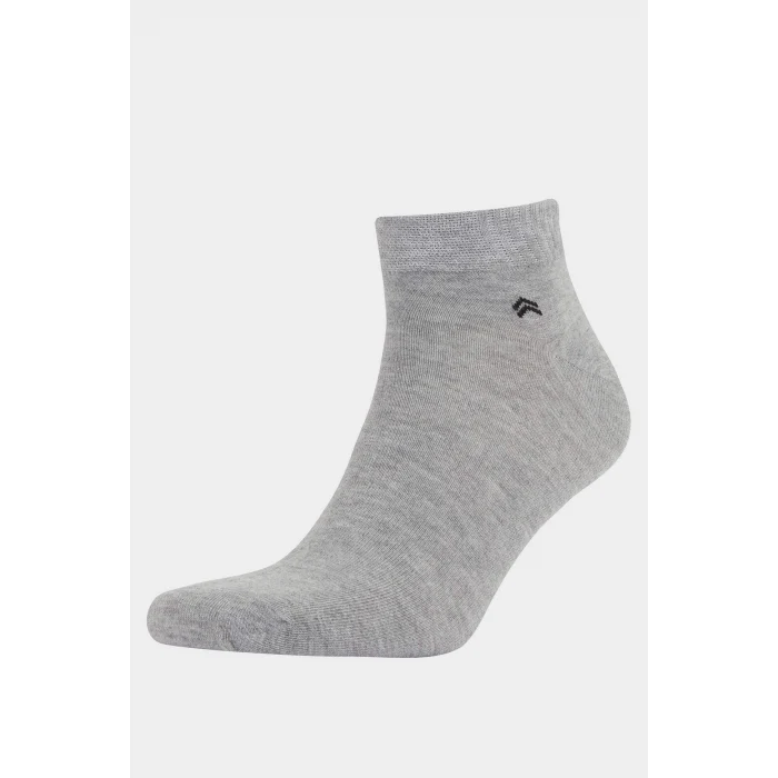 Defacto F4294AXKR1 Çok Renkli Erkek Dikişsiz 3lü Bambu Patik Çorap